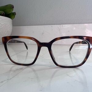 Warby Parker Hughes LG Eye Glasses tortoise